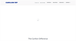 Desktop Screenshot of carillonerp.com